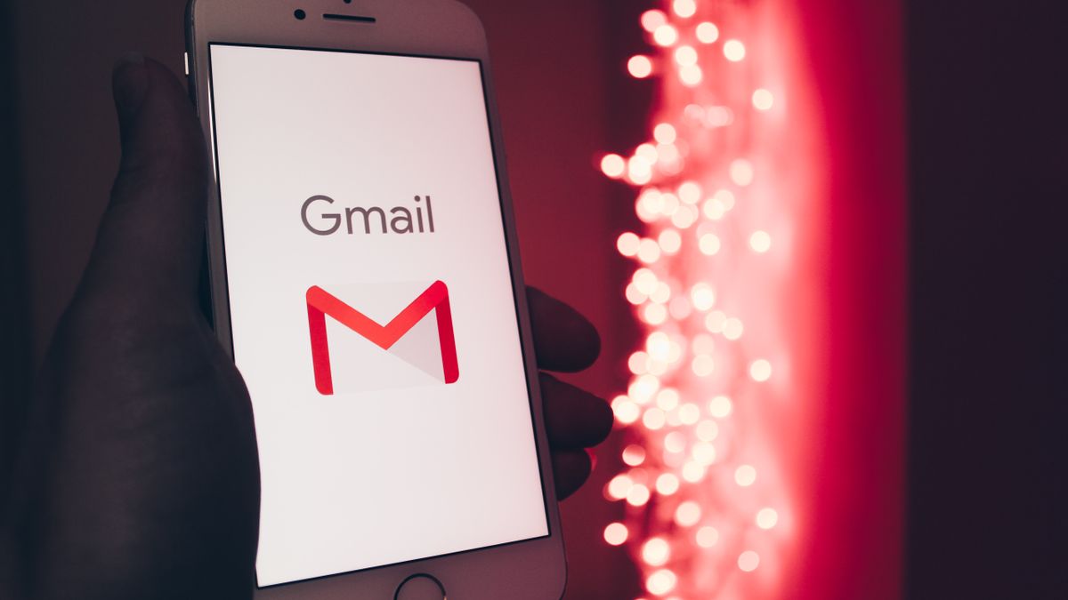 Image of Gmail on an iPhone