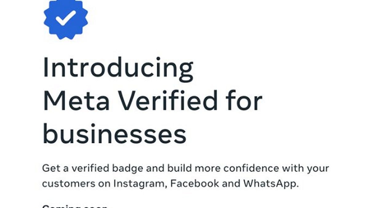 Meta Verified for Business