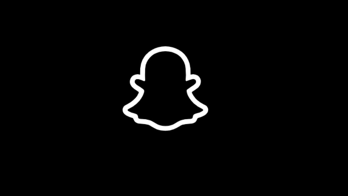 Snapchat Logo black